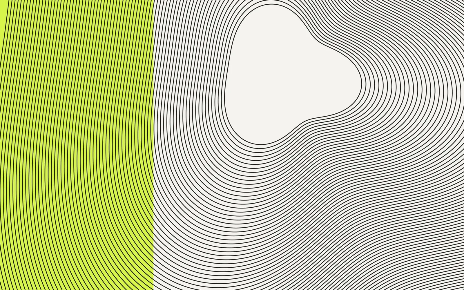 Abstract editorial line artwork for “Turning music videos into social cutdowns”. Decorative cover, no text.