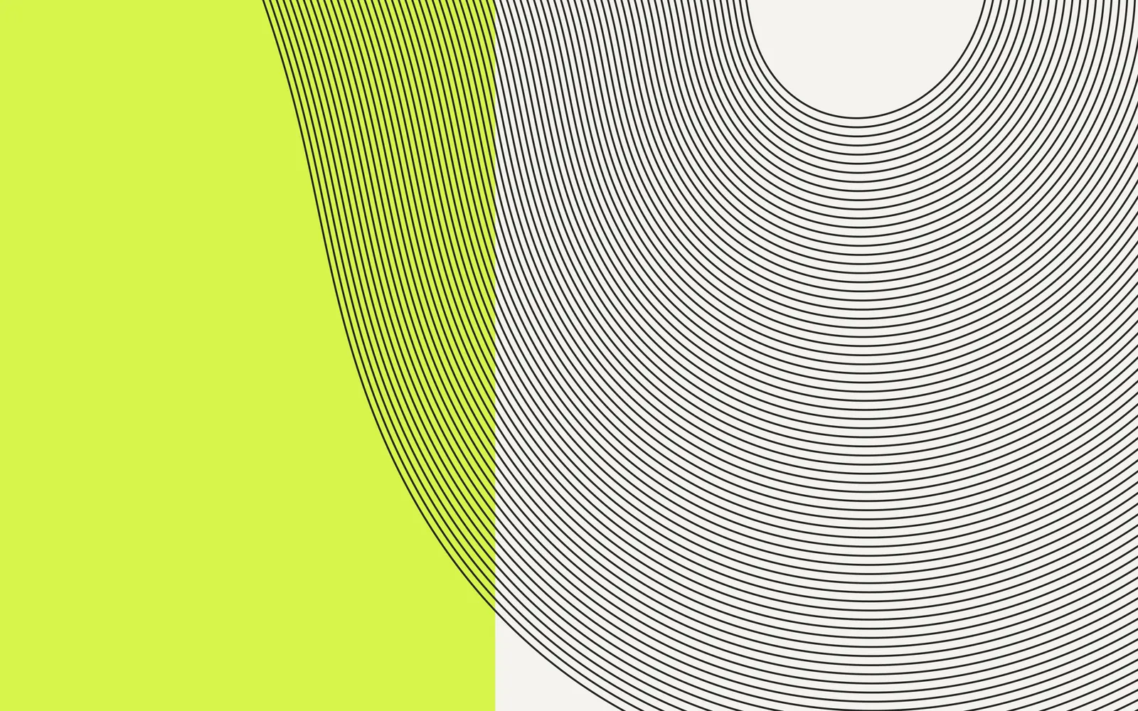 Abstract editorial line artwork for “Software on demand”. Decorative cover, no text.